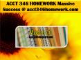 ACCT 346 HOMEWORK Massive Success @ acct346homework.com PowerPoint PPT Presentation