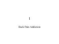 Back Pain Addiction PowerPoint PPT Presentation