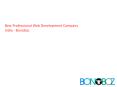 Best Professional Web Development Company india | Bonoboz PowerPoint PPT Presentation