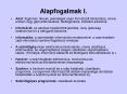 Alapfogalmak I. PowerPoint PPT Presentation