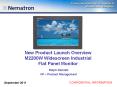 New Product Launch Overview M2200W Widescreen Industrial             Flat Panel Monitor