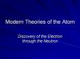 Modern Theories of the Atom PowerPoint PPT Presentation