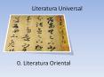 0. Literatura Oriental PowerPoint PPT Presentation