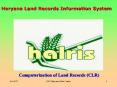 Haryana Land Records Information System PowerPoint PPT Presentation