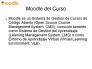 Moodle del Curso