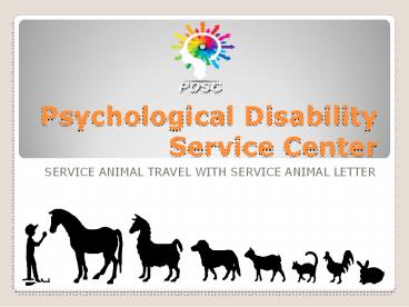 Service Animal Travel by Using Animal Letter
