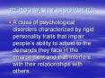 PERSONALITY DISORDERS PowerPoint PPT Presentation