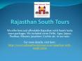 Rajasthan south tours PowerPoint PPT Presentation