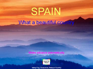 Valley Fog, Guipuzcoa, Basque Country