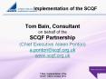 Implementation of the SCQF PowerPoint PPT Presentation