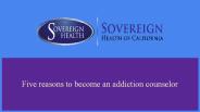Five reasons to become an addiction counselor