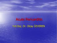 Acute Pericarditis