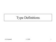 Type Definitions