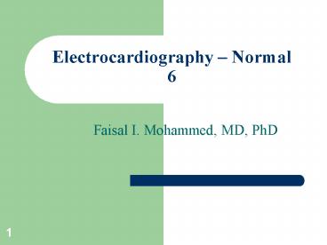 Electrocardiography 
