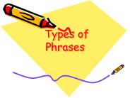 Types of Phrases