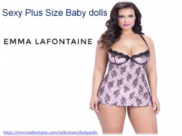 Sexy Plus Size Babydolls