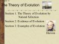 The Theory of Evolution PowerPoint PPT Presentation
