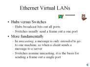 Ethernet Virtual LANs
