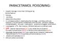 PARACETAMOL POISONING: PowerPoint PPT Presentation
