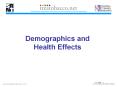 Demographics and Health Effects PowerPoint PPT Presentation