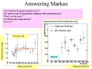 Answering Markus