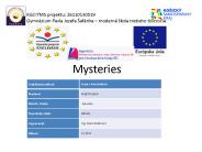 Mysteries