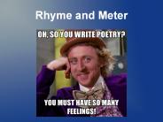 Rhyme and Meter