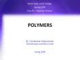 POLYMERS PowerPoint PPT Presentation