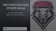 Pre-participation Sports Exam