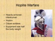 Hoplite Warfare