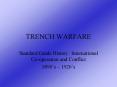 TRENCH WARFARE PowerPoint PPT Presentation