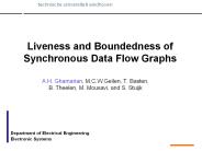 Liveness and Boundedness of Synchronous Data Flow Graphs PowerPoint PPT Presentation