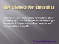 Perfect Gift Baskets for Christmas PowerPoint PPT Presentation