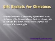 Perfect Gift Baskets for Christmas
