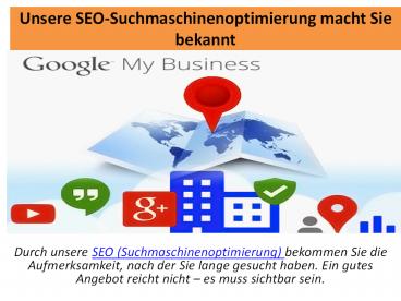 Unsere SEO-Suchmaschinenoptimierung macht Sie bekannt (1)