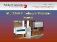 MCT360-T Tobacco Moisture Sensor PowerPoint PPT Presentation