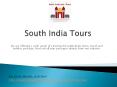 South India Tours PowerPoint PPT Presentation