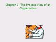 Chapter 2: The Process View of an Organization PowerPoint PPT Presentation