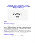 Demio Review-MEGA $22,400 Bonus & 65% DISCOUNT