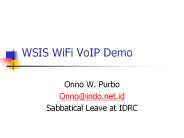 WSIS WiFi VoIP Demo