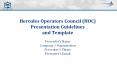 Hercules Operators Council (HOC) Presentation Guidelines and Template PowerPoint PPT Presentation