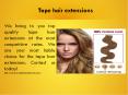 Tape hair extensions PowerPoint PPT Presentation