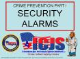 CRIME%20PREVENTION%20PART%20I%20SECURITY PowerPoint PPT Presentation