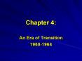 An Era of Transition PowerPoint PPT Presentation
