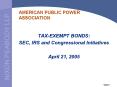 AMERICAN PUBLIC POWER ASSOCIATION PowerPoint PPT Presentation