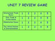 UNIT 7 REVIEW GAME