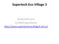 Supertech Eco Village 3 Different Floor Plans
