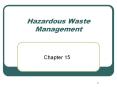 Hazardous Waste Management PowerPoint PPT Presentation