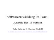 Softwareentwicklung im Team