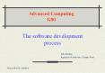 The software development process PowerPoint PPT Presentation